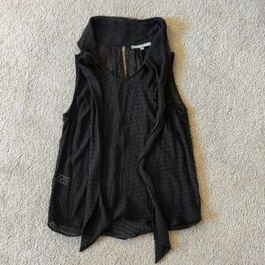 Black silk Dress Tank